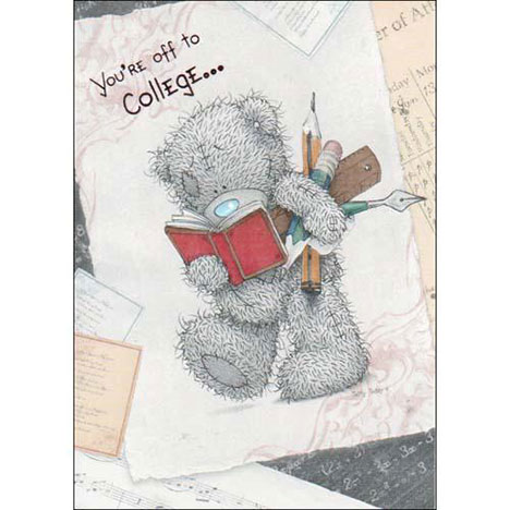 Off to College Me to You Bear Card £1.60